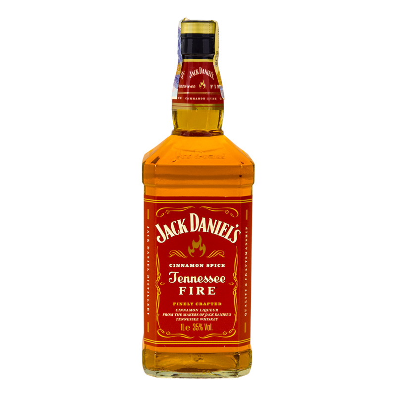 Jack Daniels Fire 1 l (holá láhev)