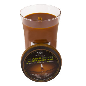 WoodWick Pumpkin Praline glass large - 3