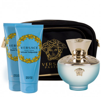 Versace Dylan Turquoise Woman EdT 100ml +BSG + BG +Cluth - 3