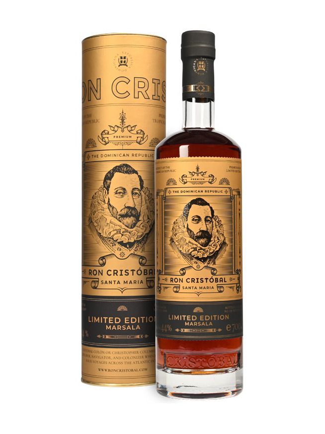 Ron Cristobal Santa Maria Marsala Finish 44% 0,7 l dárkové balení