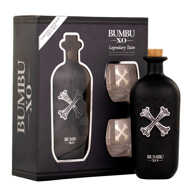 Bumbu XO 0,7l 40% + 2 sklenice dárkové balení