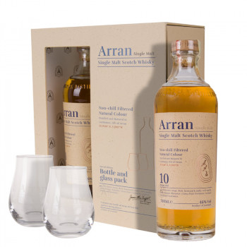 Arran 10Y 0,7l 46% + 2 skleničky