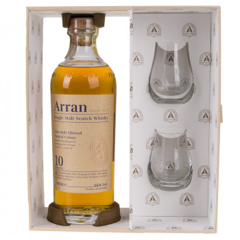 Arran 10Y 0,7l 46% + 2 skleničky - 2