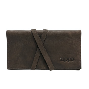 Zippo Kožené pouzdro na zapalovač s koženým páskem Mocca 16 cm