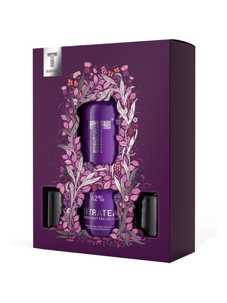 Tatratea Forest Fruit 62% 0,7 l + 2 skleničky