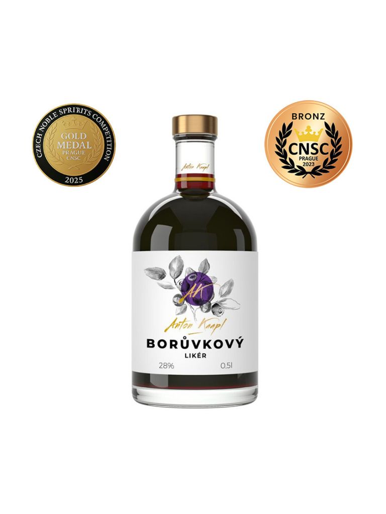 Anton Kaapl Borůvkový likér 0,5l 28%