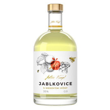 Anton Kaapl Jablkovice s medovými víčky 0,5l 35% - 2