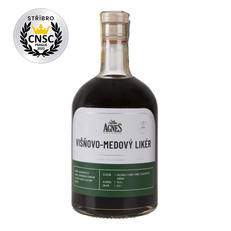 Agnes Višňovo -medový likér 0,5L 18,5%