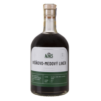 Agnes Višňovo -medový likér 0,5L 18,5% - 2