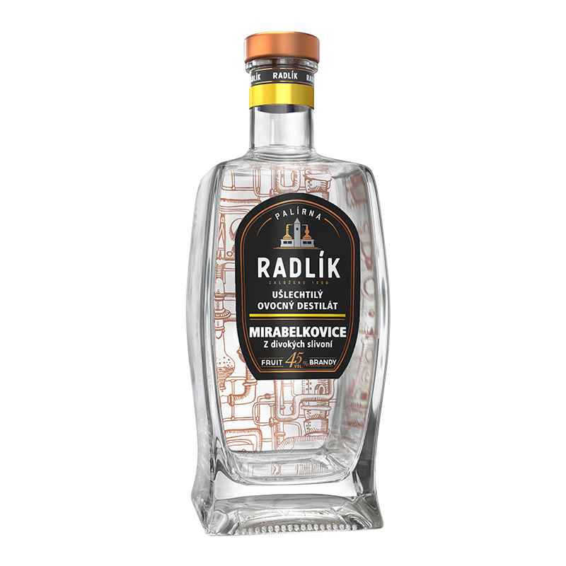 Palírna Radlík Radlík Mirabelkovice 45% 0,5l