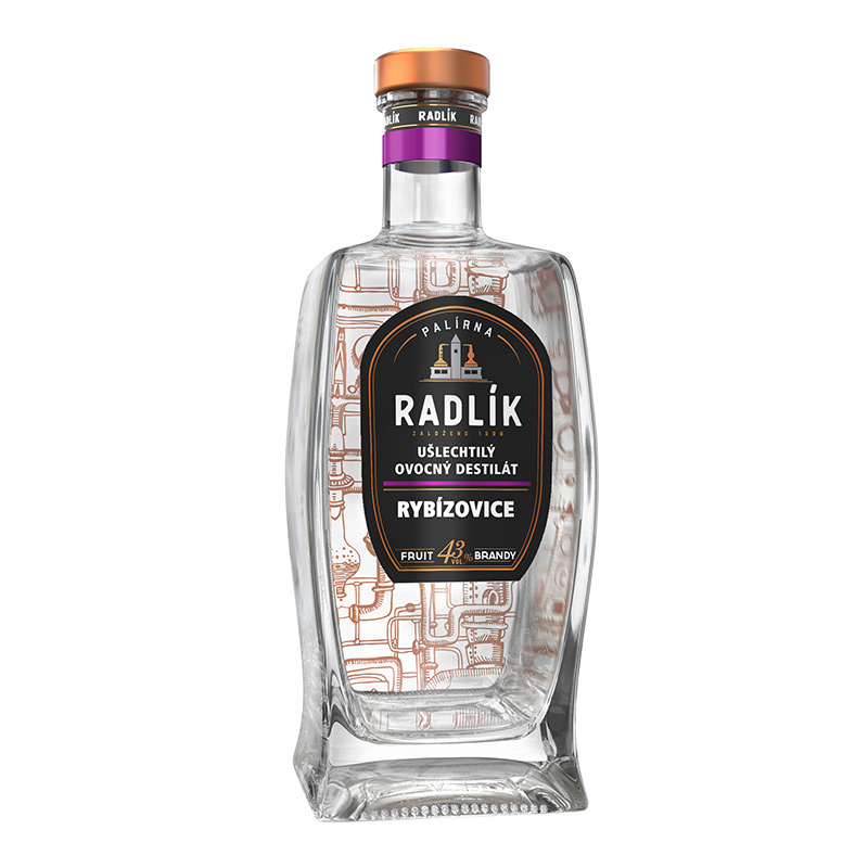 Radlík Rybízovice 0,5l 43%