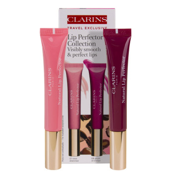Clarins Natural Lip Perfector Set : Lip Gloss N°01+N°08