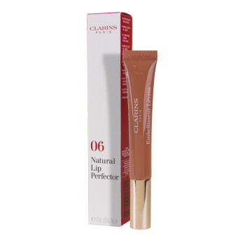 Clarins Natural Lip Perfector Set : Lip Gloss N°05 +N°06 - 3