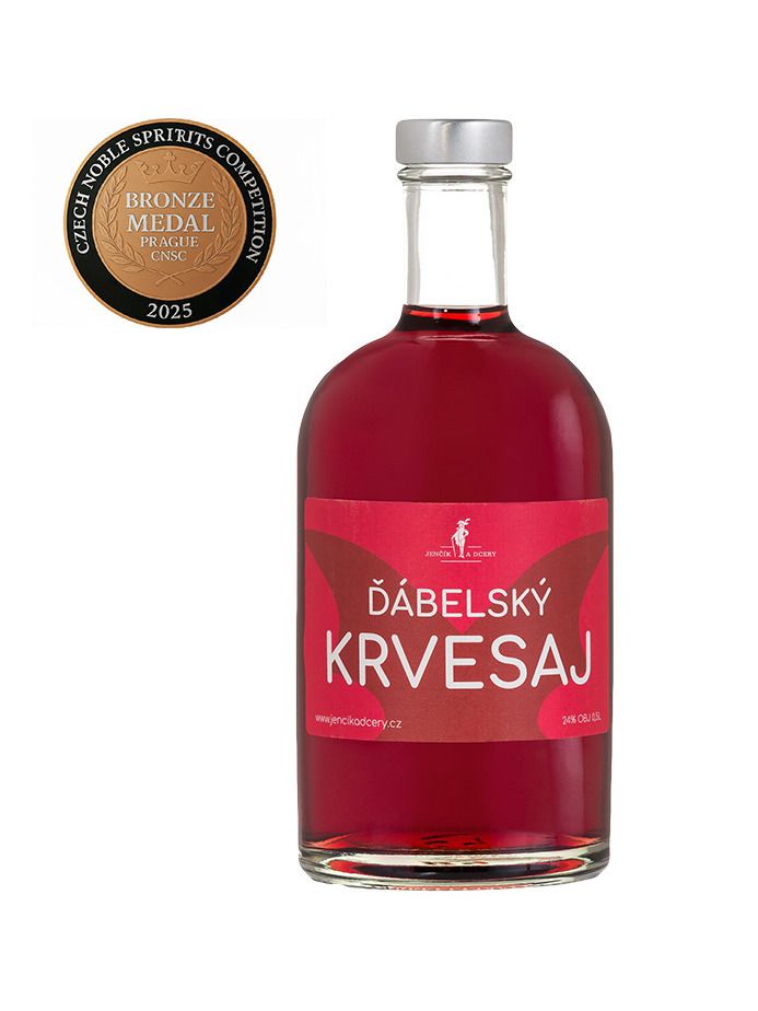 Jenčík a dcery Ďábelský krvesaj 24% 0,5 l