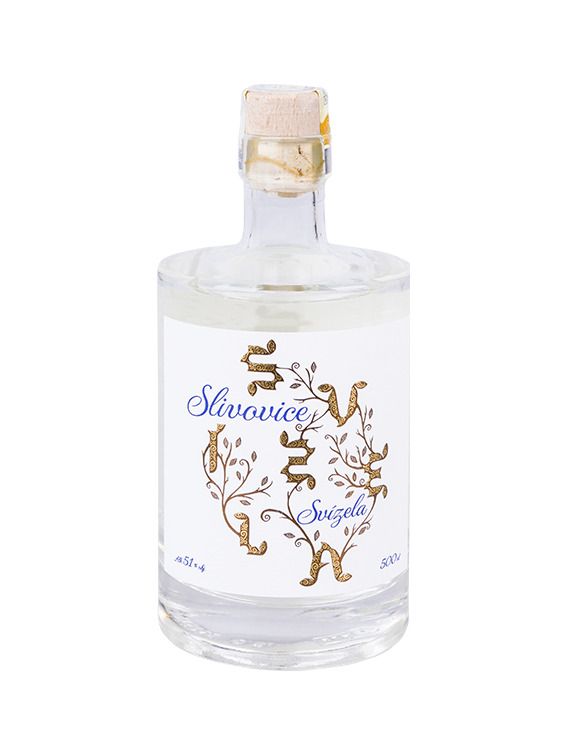 Svízela Slivovice 0,5l 51%