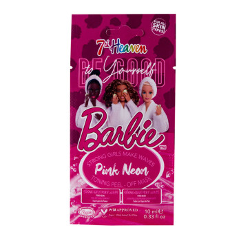 7th Heaven Barbie Pink Neon toning peel-off mask