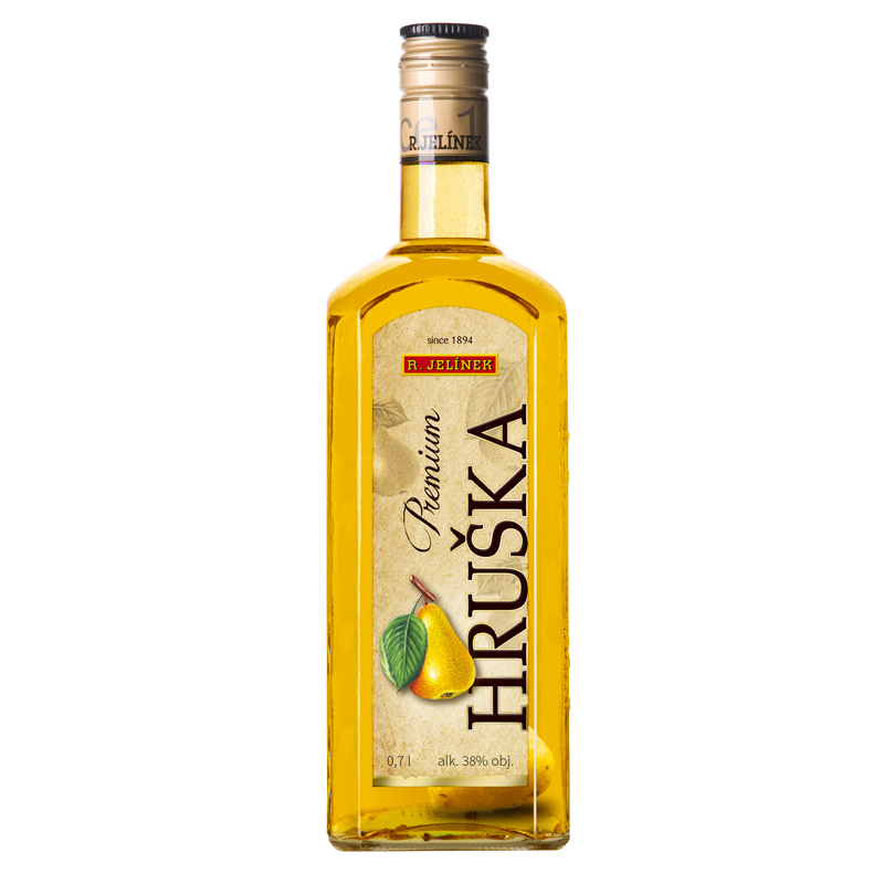 Hruška Premium 38% 0,7l (holá láhev)