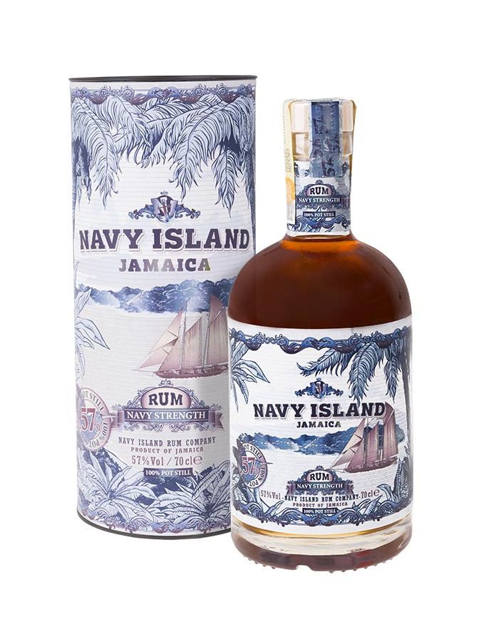Navy Island Navy Strength 0,7l 57% dárkové balení