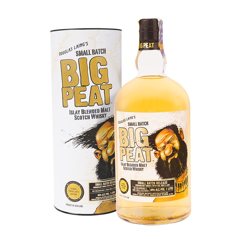 Douglas Laing Big Peat Islay Whisky 1l 48% Tin