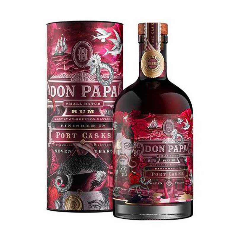 Don Papa Port Cask 0,7l 40% dárkové balení