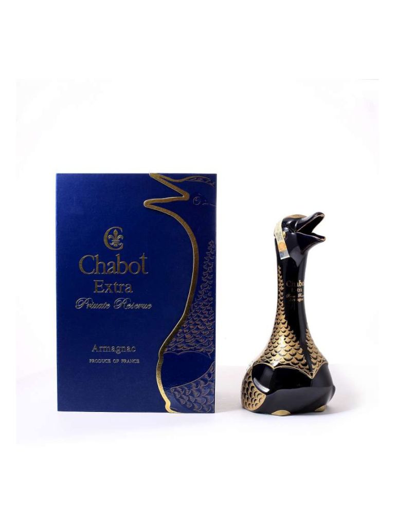 Chabot Porcelánová husa černá 0,7l 40%