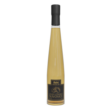 Lžínská Zlatá Slivovice 50% 0,35 l - 2