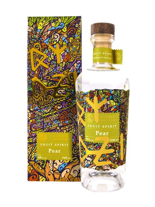 Raspenava Fruit Spirit hruškovice 0,5l 48%