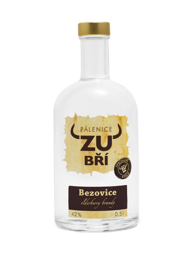 Zubří Bezovice 42% 0,5 l