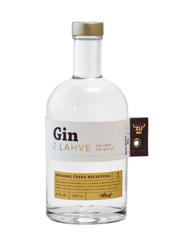 Zubří Gin z lahve č.1 42% 0,5 l