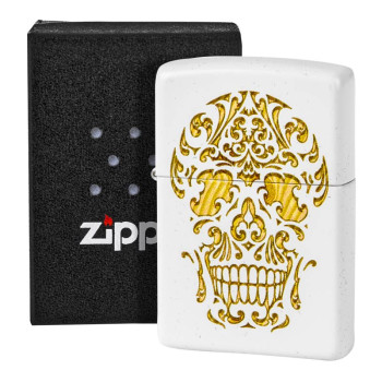 Zippo 214 Sugar Skull Design - 1