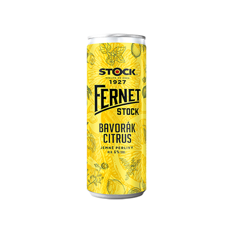 Fernet Stock Bavorák Citrus 0,25l 6%