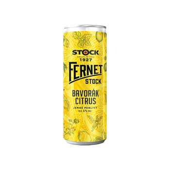 Fernet Stock Bavorák Citrus 0,25l plech 6%