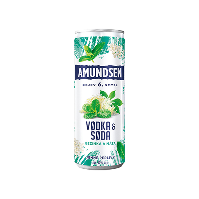 Amundsen & Soda, Bezinka a Máta RTD 0,25 L 6%