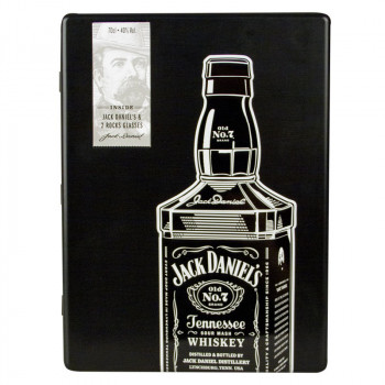 Jack Daniel's 0,7l 40% Plechovka + 2 sklenice