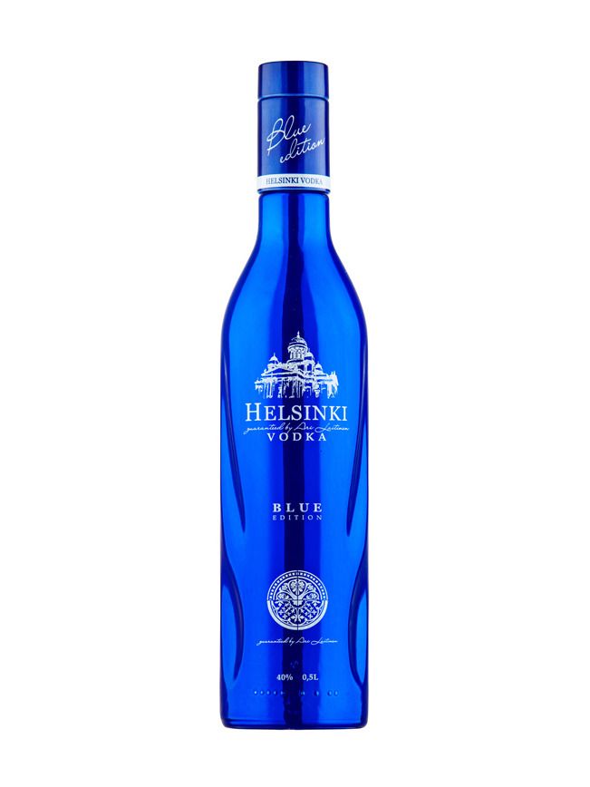Helsinki vodka blue edition metalic 40% 0,5 l