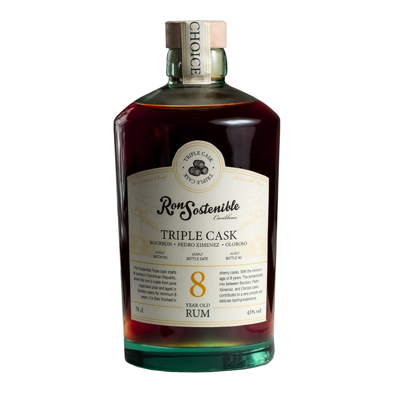 Ron Sostenible Triple Cask 0,7l 43%