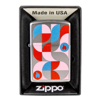 ZIPPO 205 geometric Design - 2