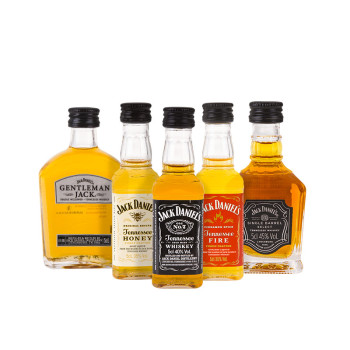 Jack Daniel's Family Of Fine Spitits Vol. 5 x 0,05 l 39% dárkové balení - 2