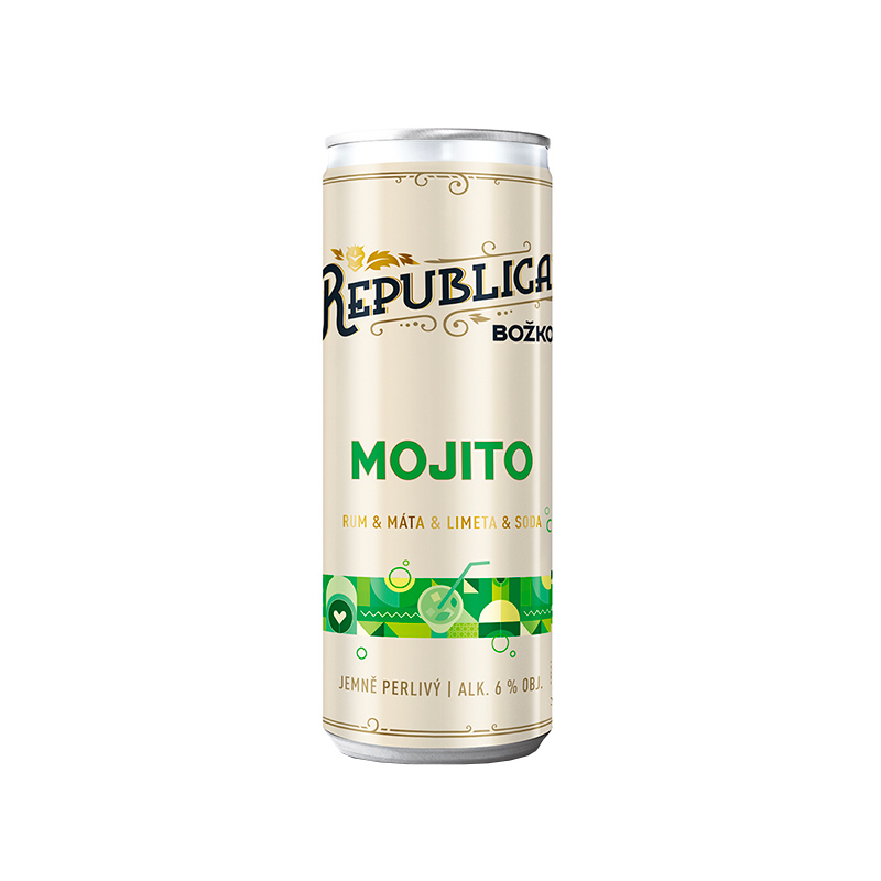 Božkov Republica Mojito 0,25l plech 6%