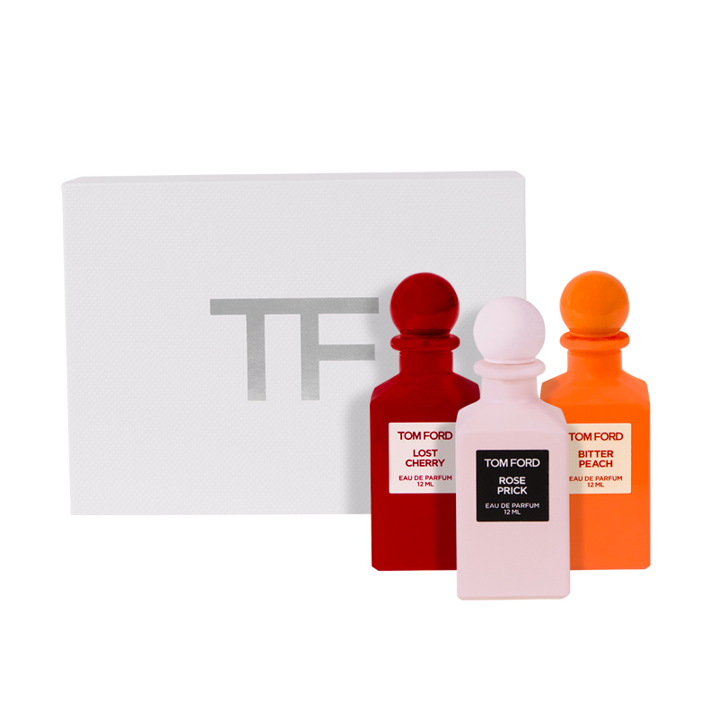 Kolekce parfémů Tom Ford: Rose Prick + Lost Cherry + Bitter Peach