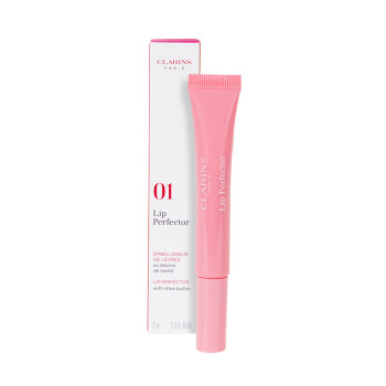 Clarins Natural Lip Perfector Lipstick Set N°01Rose + N°08 Plum - 2