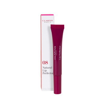 Clarins Natural Lip Perfector Lipstick Set N°01Rose + N°08 Plum - 3