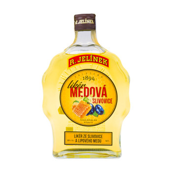 R.Jelínek slivovice medová budík 35% 0,7 l