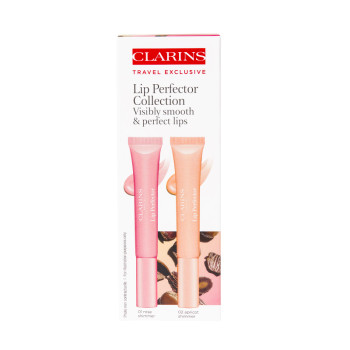 Clarins LS SET Lip Gloss N° 01 Rose Shimm.12 ml + Lip Gloss N° 02 Apricot Shimm.12ml - 1