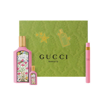 Gucci Flora Set : Gorgeous Gardenia EdP 100ml + Pen Spray 10ml
