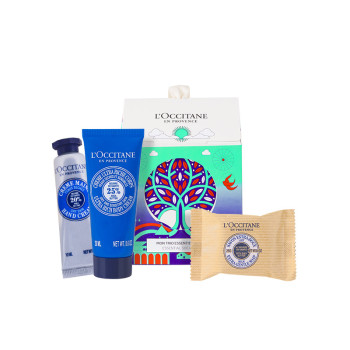 L'Occitane Set: Milk Soap 25 g + Ultra Rich Cream 20 ml + Hand Cream 10 ml - 1