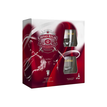 Dárkový set Chivas Regal 0.7 l 40% + 2 skleničky