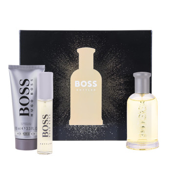 Hugo Boss Bottled Set: EdT 100 ml + Pen Spray 10 ml + SG 100 ml