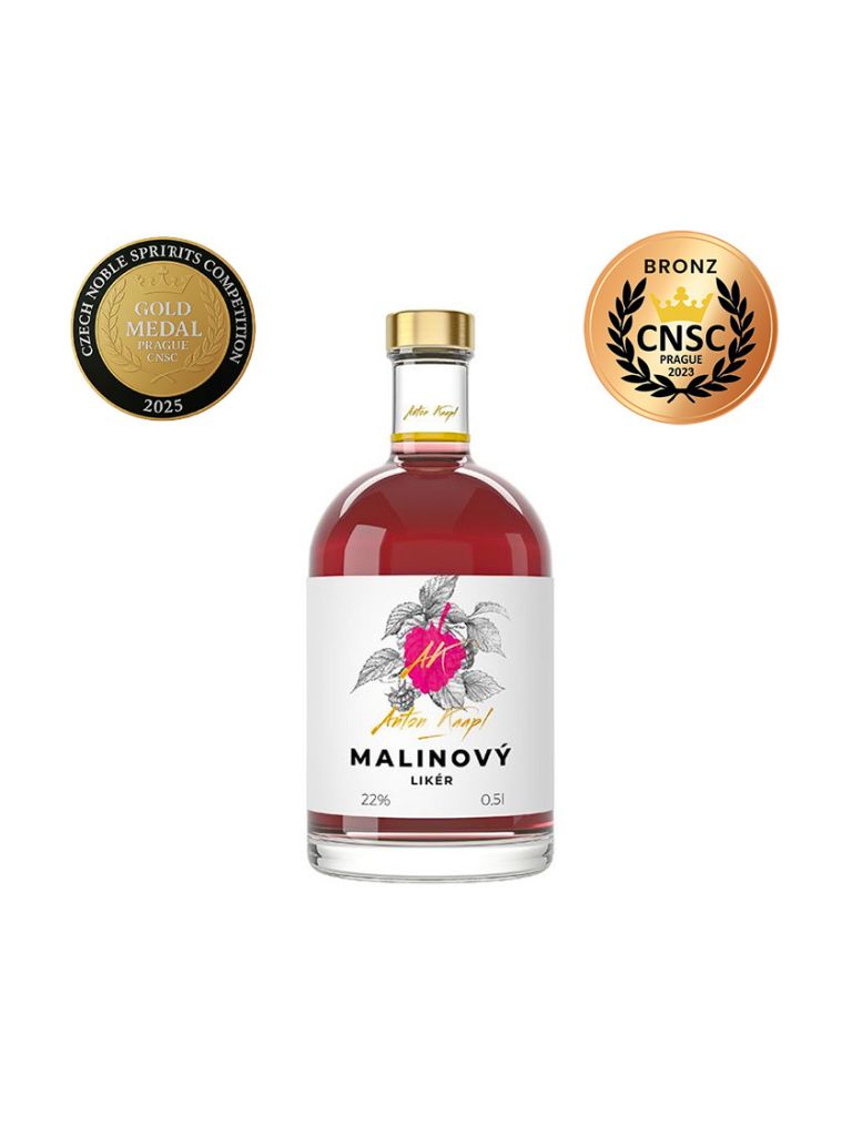 Anton Kaapl likér malinový 22% 0,5 l