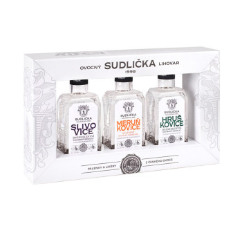 Degustační set Sudličkovy destiláty 3 x 0,2 l 47,7% - 1